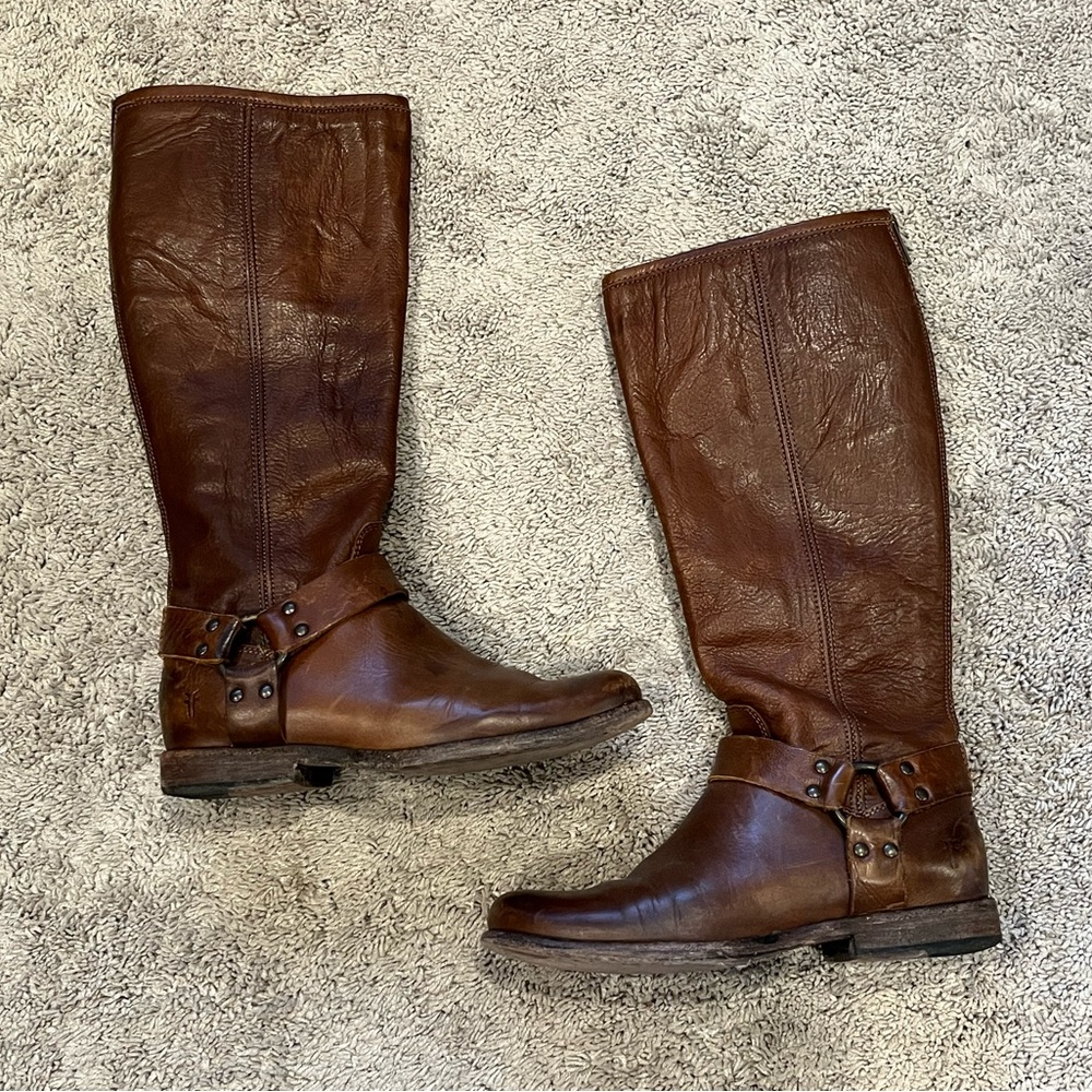Frye Phillip Harness Tall Boot 7
